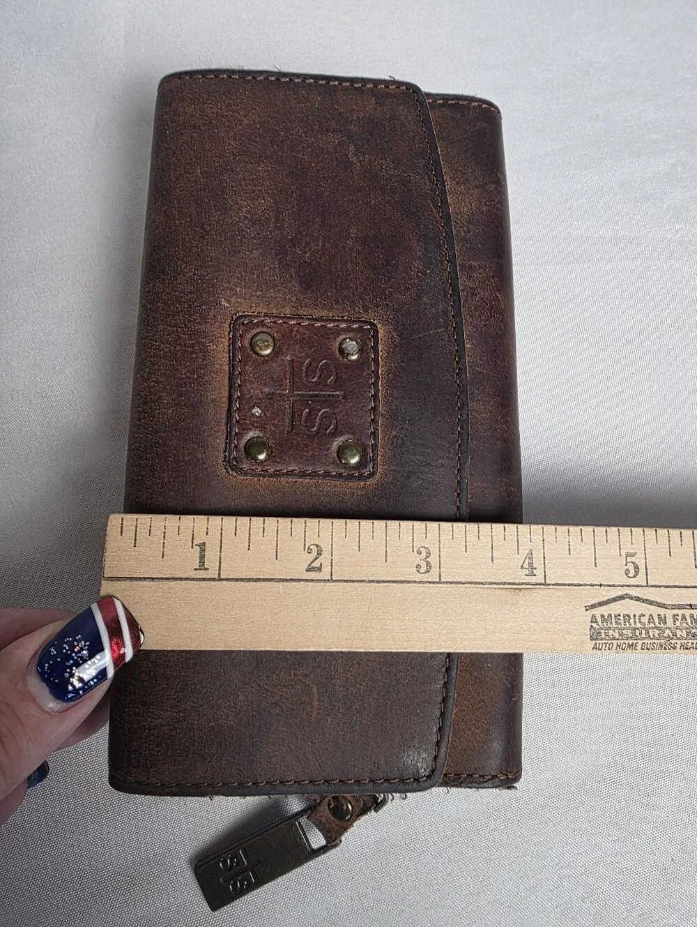 STS Ranchwear Leather Wallet Western Cowgirl Rugged New